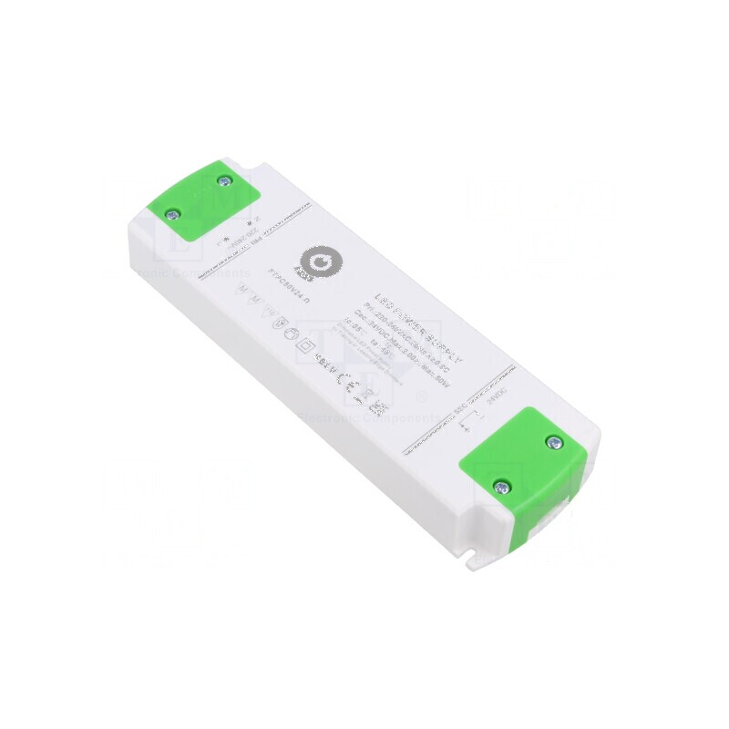 Alimentator LED 50W 24VDC 2,08A 180÷264VAC pulsatoriu | Electronic-mag.ro | Componente Electronice
