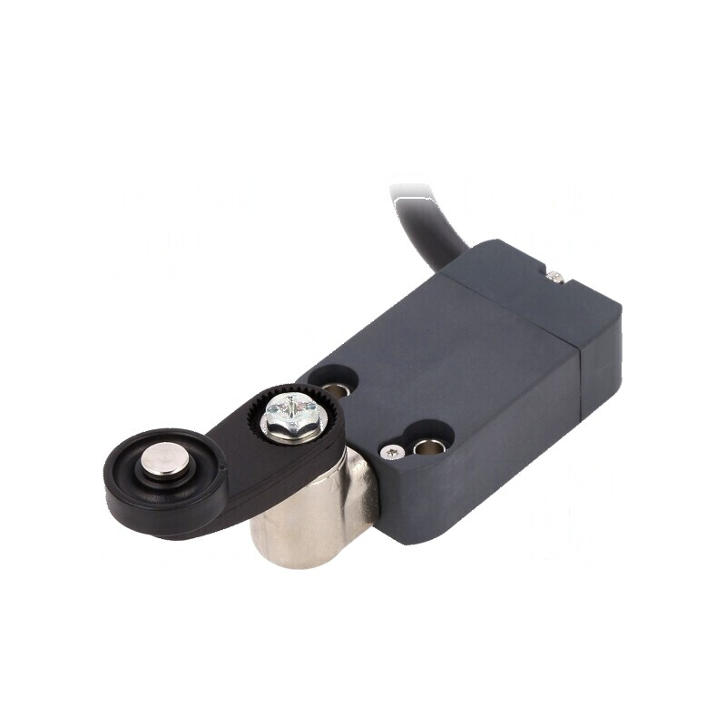 Limitator cursă manetă R 35mm, rolă metalică Ø18mm | Electronic-mag.ro | Componente Electronice