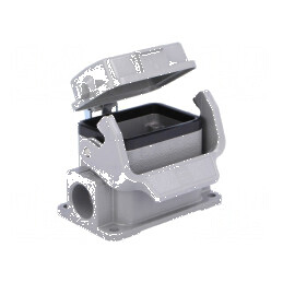 Carcasă HDC Han B dimensiune 6B - cu clichet | Electronic-mag.ro | Componente Electronice
