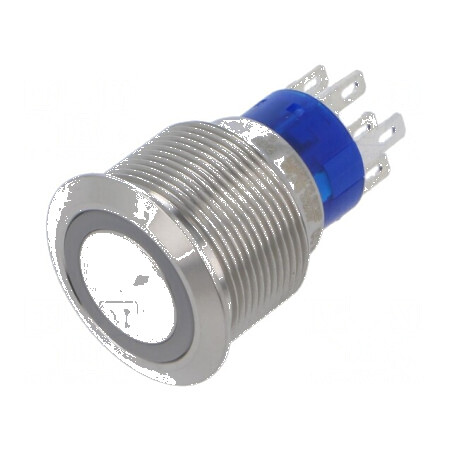 Comutator anti-vandalism verde IP67 | Electronic-mag.ro | Componente Electronice