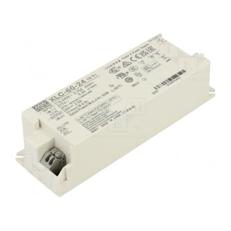 Alimentator LED 60W 24VDC 0÷2,5A - Compatibil cu Google Merchant | Electronic-mag.ro | Componente Electronice