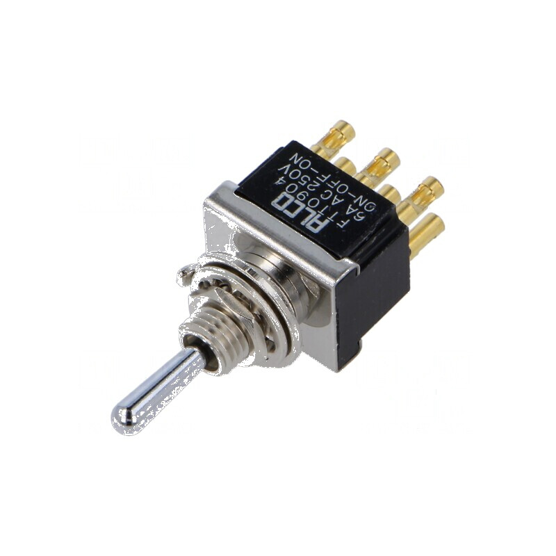 Comutator basculant Poz 3 DP3T ON-OFF-(ON) 6A/250VAC FT - Comutator basculant triplu 6A/250VAC | Electronic-mag.ro | Componente Electronice