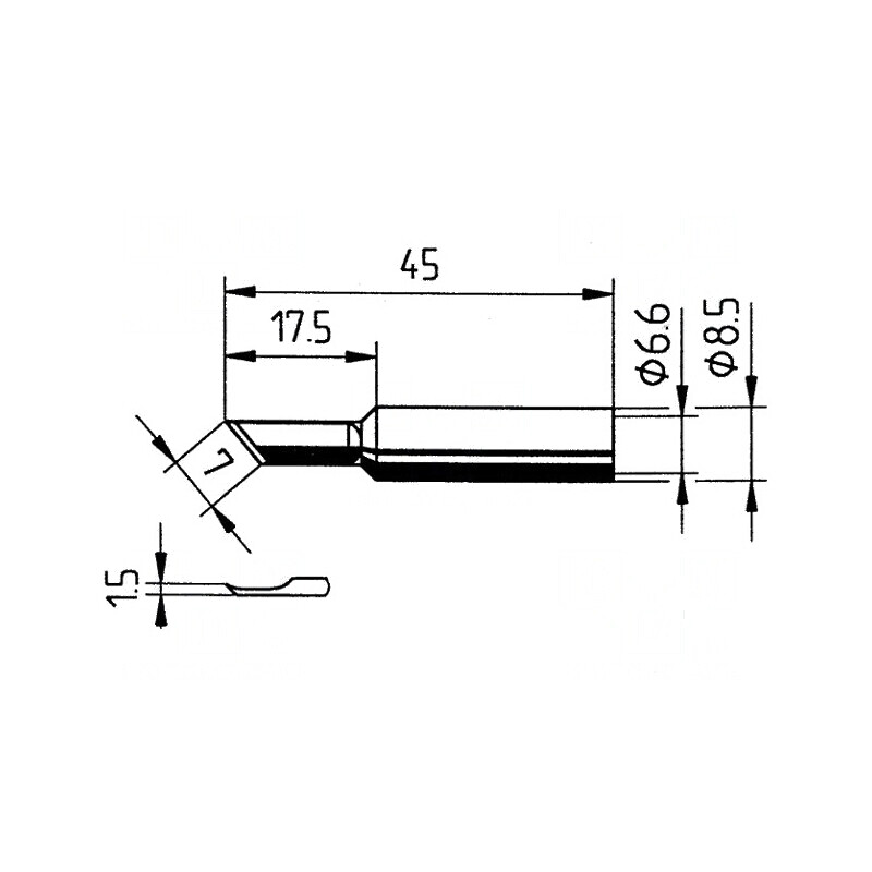 Vârf tip cuţit subţire | Electronic-mag.ro | Componente Electronice
