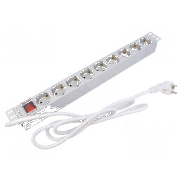 Prelungitor cu prize: protecţie la supratensiune - 9 prize 16A | Electronic-mag.ro | Componente Electronice