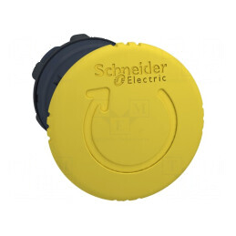 Comutator de siguranţă galben 22mm | Electronic-mag.ro | Componente Electronice