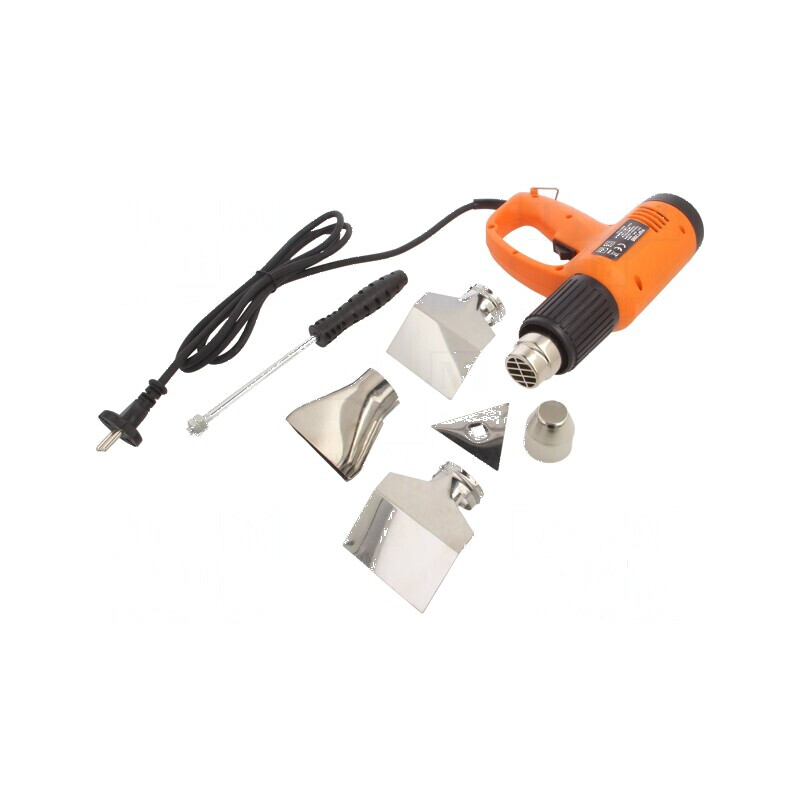 Pistol electric cu aer cald 2kW 300l/min EU: Pistol electric cu aer cald 2kW 300l/min EU | Electronic-mag.ro | Componente Electronice