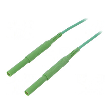 Cablu de măsurare verde 1m 16A | Electronic-mag.ro | Componente Electronice