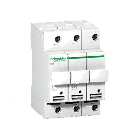 Separator cu fuzibil Poli: 3 500VAC pentru şină DIN | Electronic-mag.ro | Componente Electronice