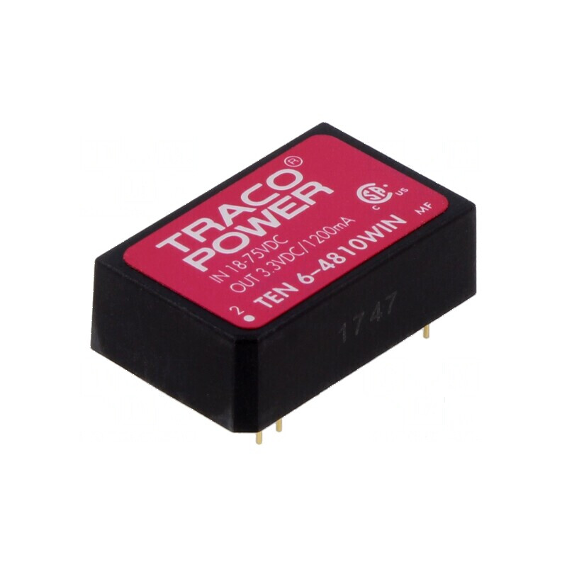 Convertor DC/DC 6W 18-75V la 3,3V 1200mA | Electronic-mag.ro | Componente Electronice