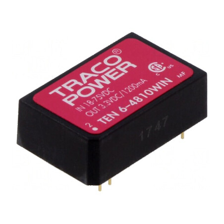 Convertor DC/DC 6W 18-75V la 3,3V 1200mA | Electronic-mag.ro | Componente Electronice