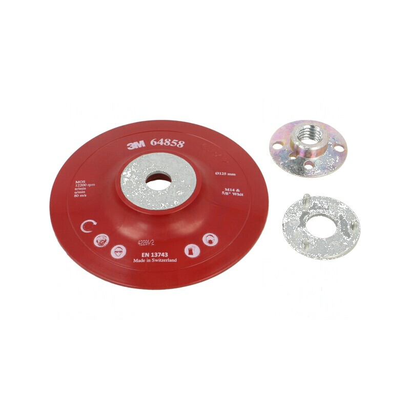 Şaibă pentru discuri din fibră Ø: 125mm | Electronic-mag.ro | Componente Electronice