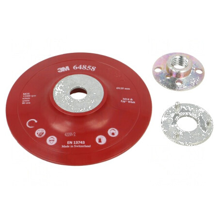 Şaibă pentru discuri din fibră Ø: 125mm | Electronic-mag.ro | Componente Electronice