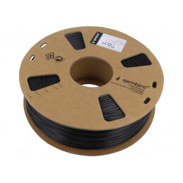 Filament ASA neagră 1,75mm 1kg - 100% compatibil cu imprimantele 3D | Electronic-mag.ro | Componente Electronice