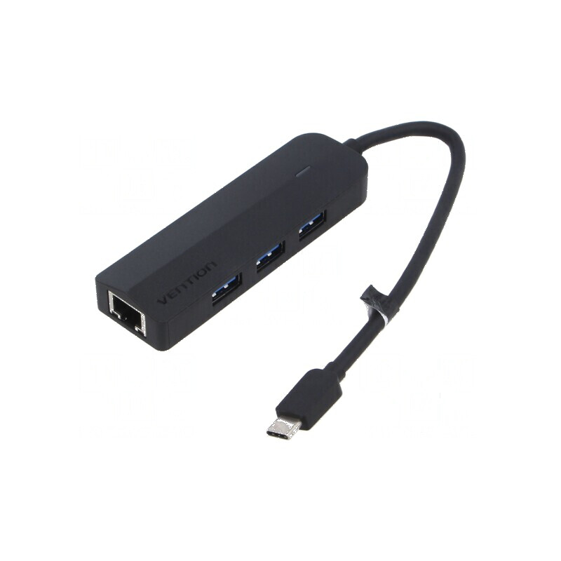 Hub USB USB 3.0 neagră - 5 porturi | Electronic-mag.ro | Componente Electronice