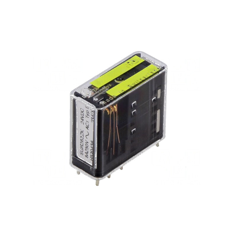 Releu electromagnetico DPDT Ubobina 24VDC 6A soclu RCI - Releu electromagnetico DPDT Ubobina 24VDC 6A soclu RCI | Electronic-mag.ro | Componente Electronice