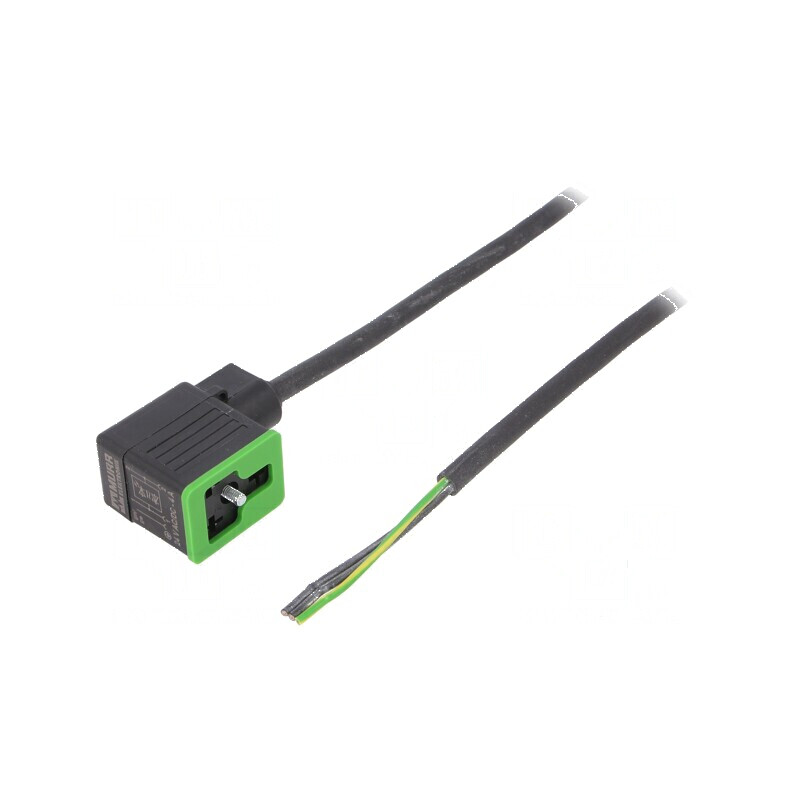 Conectori pentru supape mufă PIN: 3 Pas pini: 11mm mamă 24V | Electronic-mag.ro | Componente Electronice