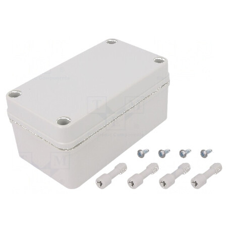 Carcasă universală gri PICCOLO - dimensiuni standard | Electronic-mag.ro | Componente Electronice