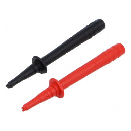 Kit de sonde de măsură 10A 1kV negru şi roşu - Contacte: alamă | Electronic-mag.ro | Componente Electronice