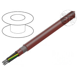 Cablu silicon maro-roșu 7G2,5mm2 | Electronic-mag.ro | Componente Electronice