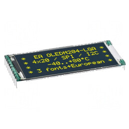 Afișaj OLED alfanumeric galben | Electronic-mag.ro | Componente Electronice