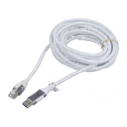 Cablu USB 3.0 RJ45 alb 3m | Electronic-mag.ro | Componente Electronice