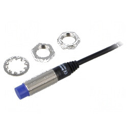 Senzor inductiv OUT: NO 0-8mm 10-30VDC M12 - Conexiune cablu 2m | Electronic-mag.ro | Componente Electronice