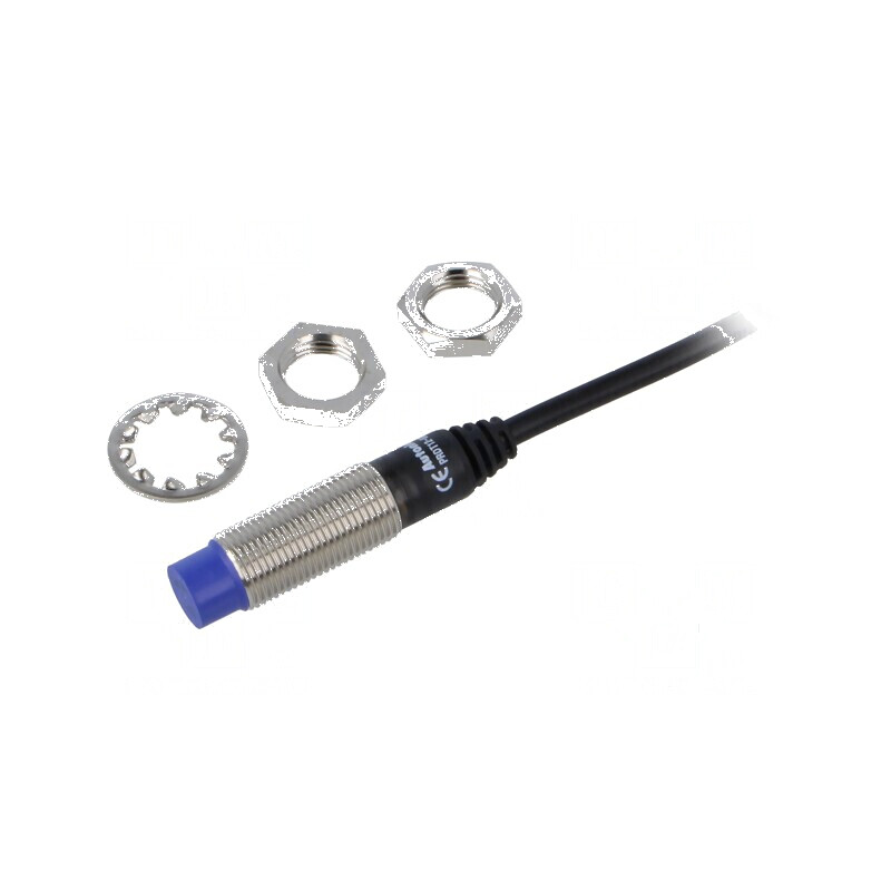Senzor inductiv OUT: NO 0-8mm 10-30VDC M12 - Conexiune cablu 2m | Electronic-mag.ro | Componente Electronice