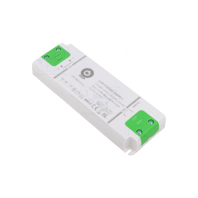 Alimentator LED 60W 24VDC 2,5A compact | Electronic-mag.ro | Componente Electronice