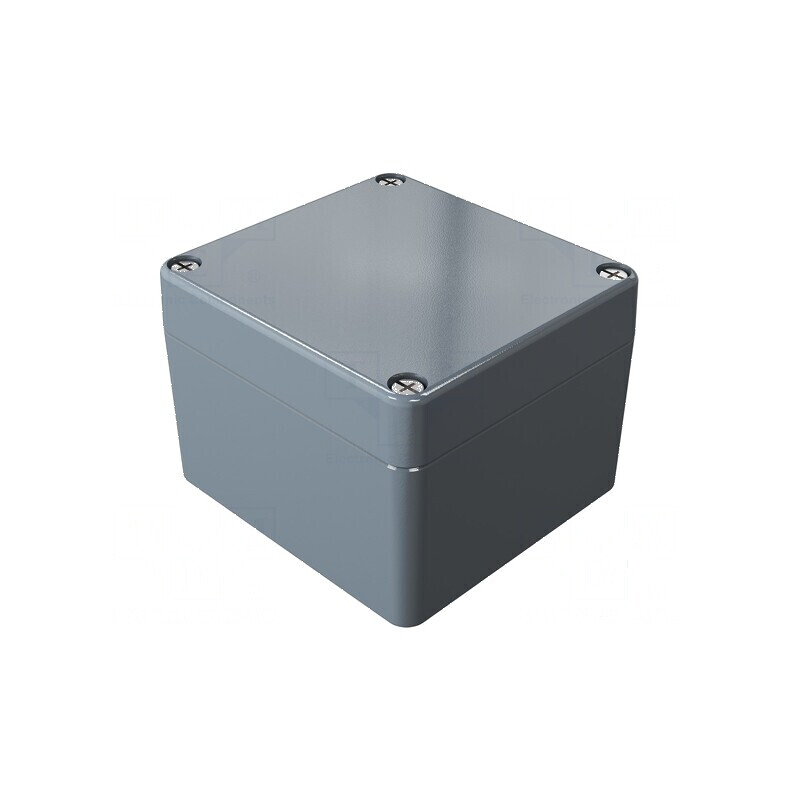 Carcasă universală din aluminiu gri închis | Electronic-mag.ro | Componente Electronice