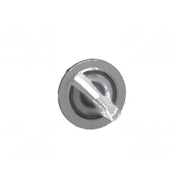 Comutator rotativ alb 30mm - 2 pozitii | Electronic-mag.ro | Componente Electronice