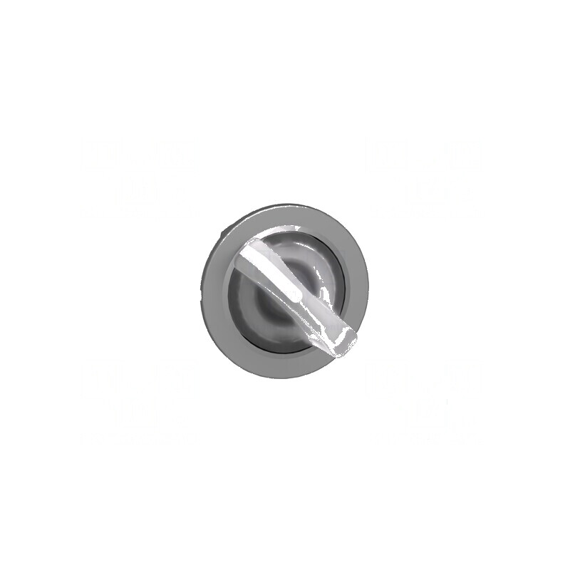Comutator rotativ alb 30mm - 2 pozitii | Electronic-mag.ro | Componente Electronice