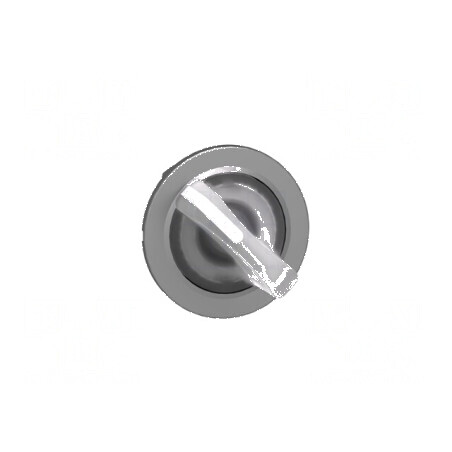 Comutator rotativ alb 30mm - 2 pozitii | Electronic-mag.ro | Componente Electronice