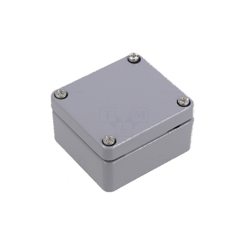 Carcasă universală aluminiu gri IP66 | Electronic-mag.ro | Componente Electronice