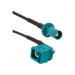 Cablu Fakra tată și mamă în unghi 1m | Electronic-mag.ro | Componente Electronice