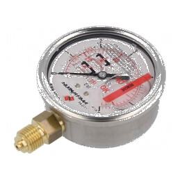 Manometru cu glicerină 0-6 bar | Electronic-mag.ro | Componente Electronice