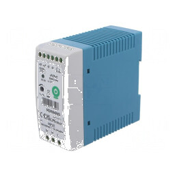 Alimentator pulsatoriu pentru şină DIN 40W 5VDC 8A 90÷264VAC | Electronic-mag.ro | Componente Electronice