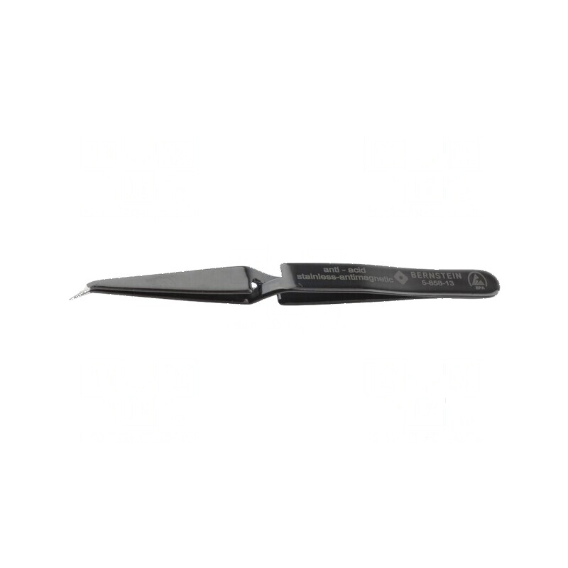 Pensetă ESD cu vârf ascuţit 125mm | Electronic-mag.ro | Componente Electronice