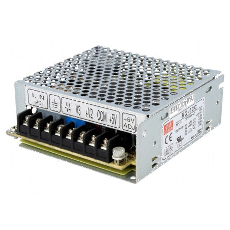 Alimentator pulsatoriu încastrabil 50W 5VDC OUT: 4 | Electronic-mag.ro | Componente Electronice
