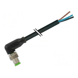 Cablu de conectare M12 PIN: 5 în unghi 5m | Electronic-mag.ro | Componente Electronice