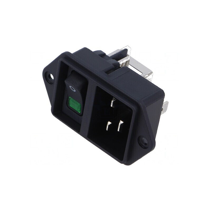Conector AC IEC 60320 EC11 | Electronic-mag.ro | Componente Electronice