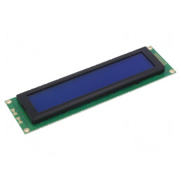 Afişaj LCD alfanumeric cu LED albastru | Electronic-mag.ro | Componente Electronice