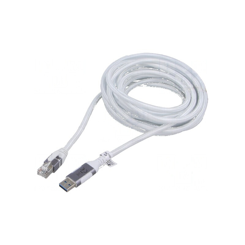 Cablu USB 3.0 RJ45 2m alb | Electronic-mag.ro | Componente Electronice