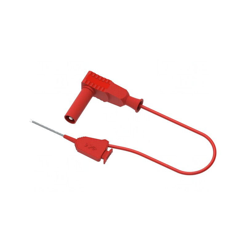 Cablu de măsurare rosu 0.5m | Electronic-mag.ro | Componente Electronice