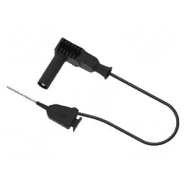 Cablu de măsurare 60VDC 30VAC 1A - 0.5m negru | Electronic-mag.ro | Componente Electronice