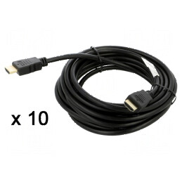 Cablu HDMI 1.4 PVC 5m negru | Electronic-mag.ro | Componente Electronice