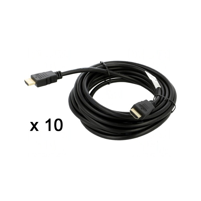 Cablu HDMI 1.4 PVC 5m negru | Electronic-mag.ro | Componente Electronice