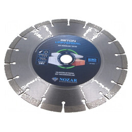 Disc de tăiere diamantat 230mm Ø: 22,23mm | Electronic-mag.ro | Componente Electronice