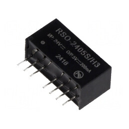 Convertor DC/DC 1W 18-36V la 5V 200mA SIP8 | Electronic-mag.ro | Componente Electronice
