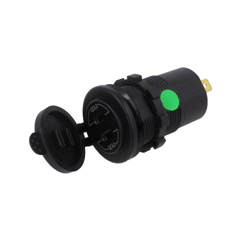 Adaptor dublu USB C pentru mașină | Electronic-mag.ro | Componente Electronice Adaptor dublu USB C pentru mașină | Electronic-mag.ro | Componente Electronice