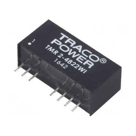 Convertor DC/DC 2W 18-75V la 12VDC si -12VDC SIP9 | Electronic-mag.ro | Componente Electronice